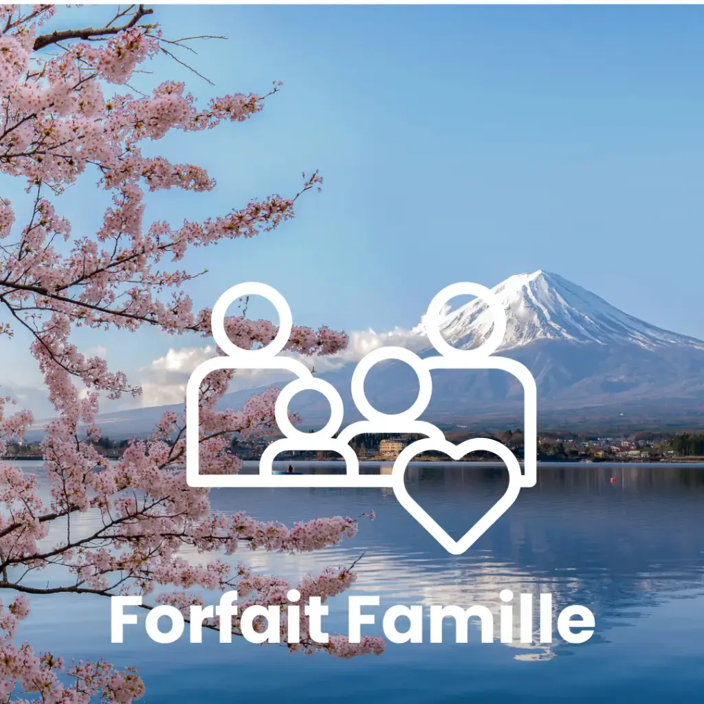 Jour de Travel Planning Japon -Formule Famille ( Ajoutez le nombre de jour )